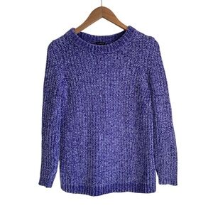 Talbots Women's Heathered Purple Sweater